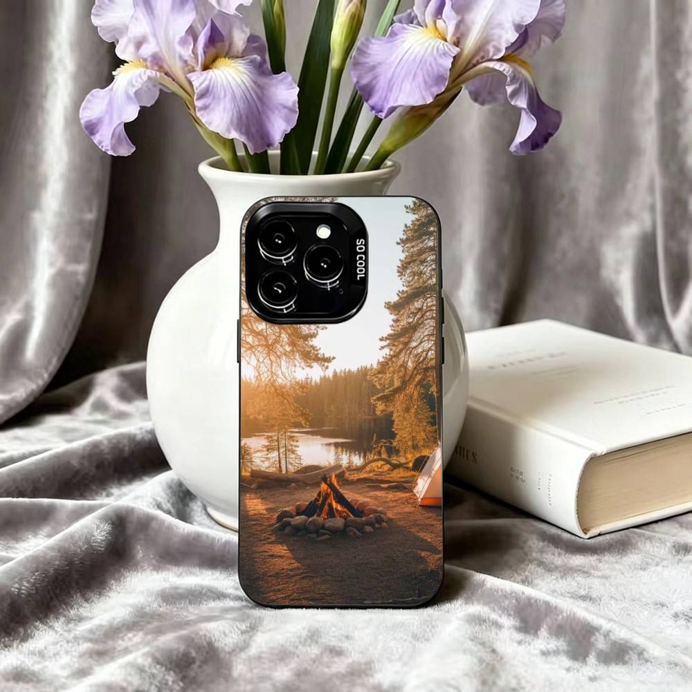 Coque de téléphone pour campin - Outdoor Camping Anime avis et prix