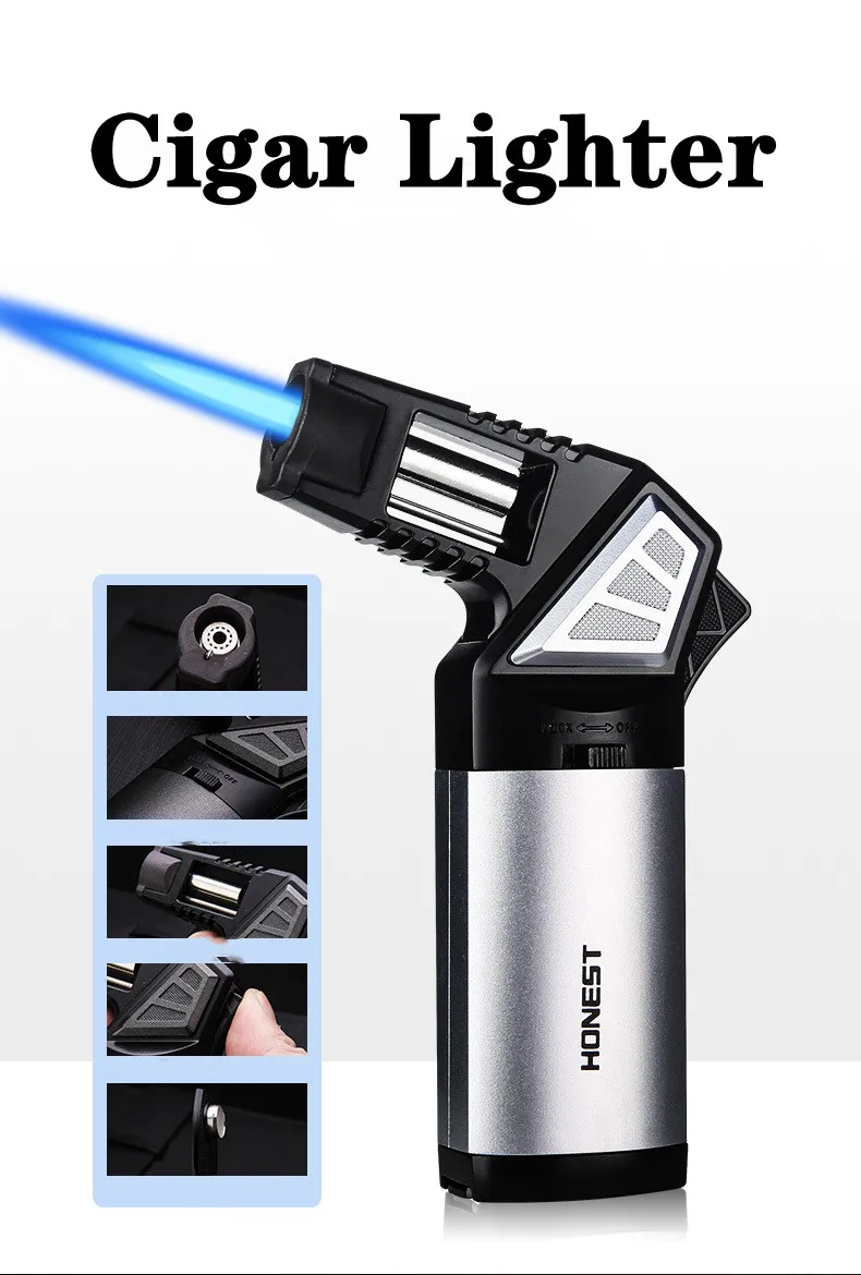 Briquet à gaz Butane en métal  - Outdoor Windproof Lighter avis et prix